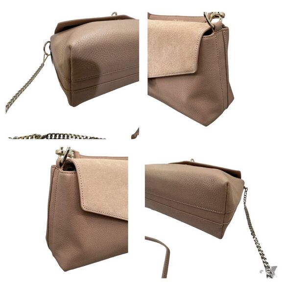 NWT Ted Baker Taupe Padlock Leather Handbag - Picture 7 of 16